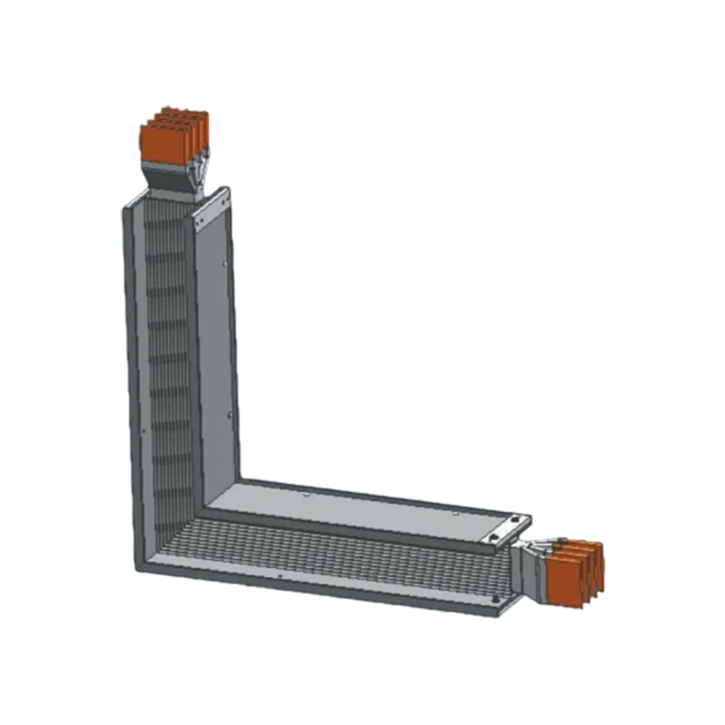 What improvements have been made to the 90° L-type connector in terms of conductivity?