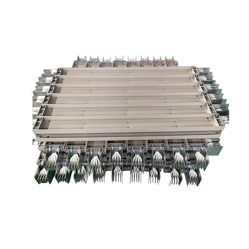 What are the key structural differences between dense bus ducts and air-type bus ducts?